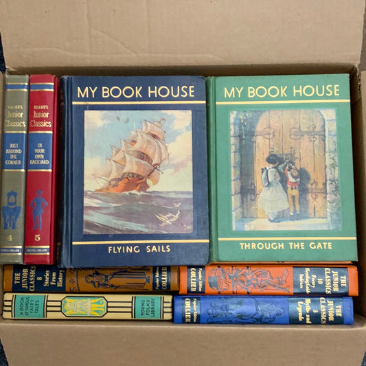 Junior Classics and My Book House: 17 Volumes- Book Bundle by Theme