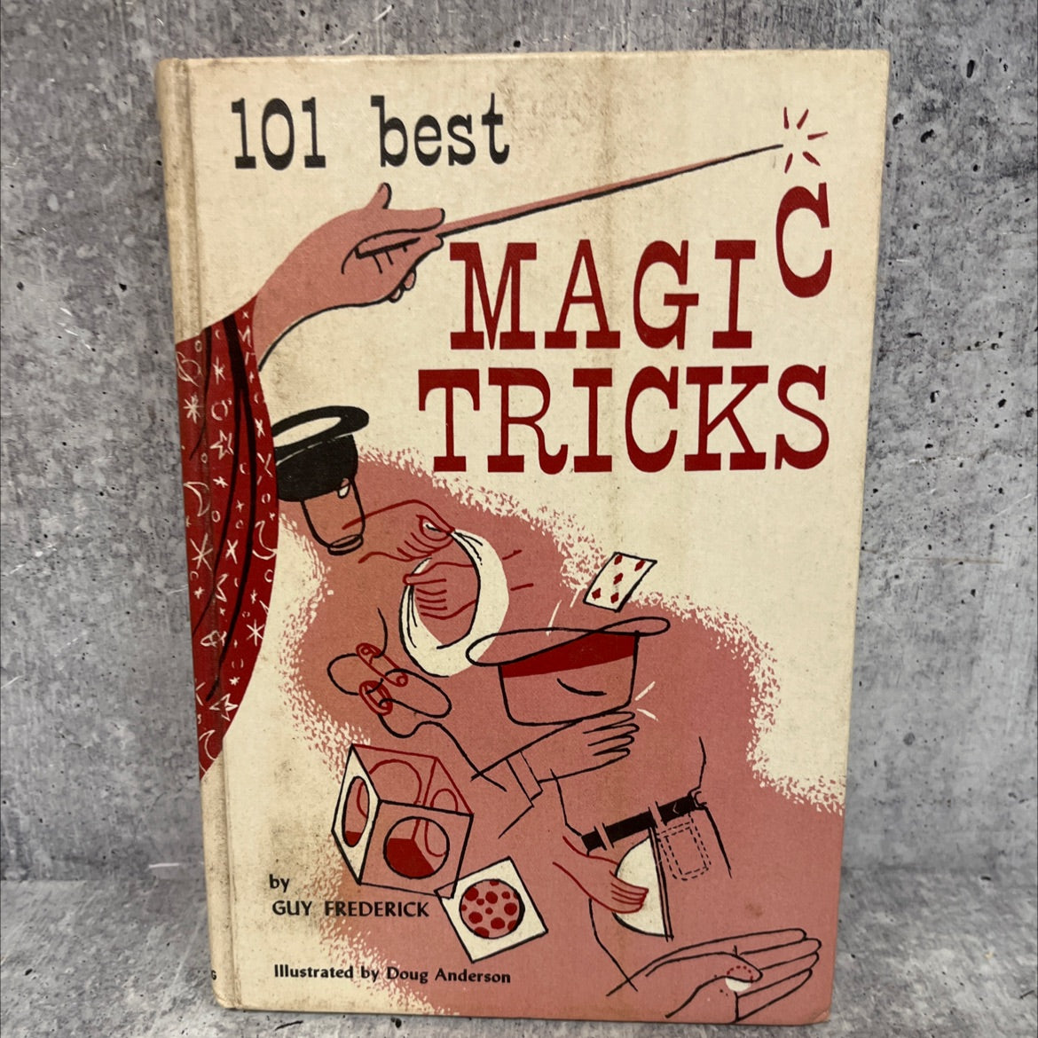 101 best magic tricks book, by Guy Frederick, 1967 Hardcover, Vintage image 1