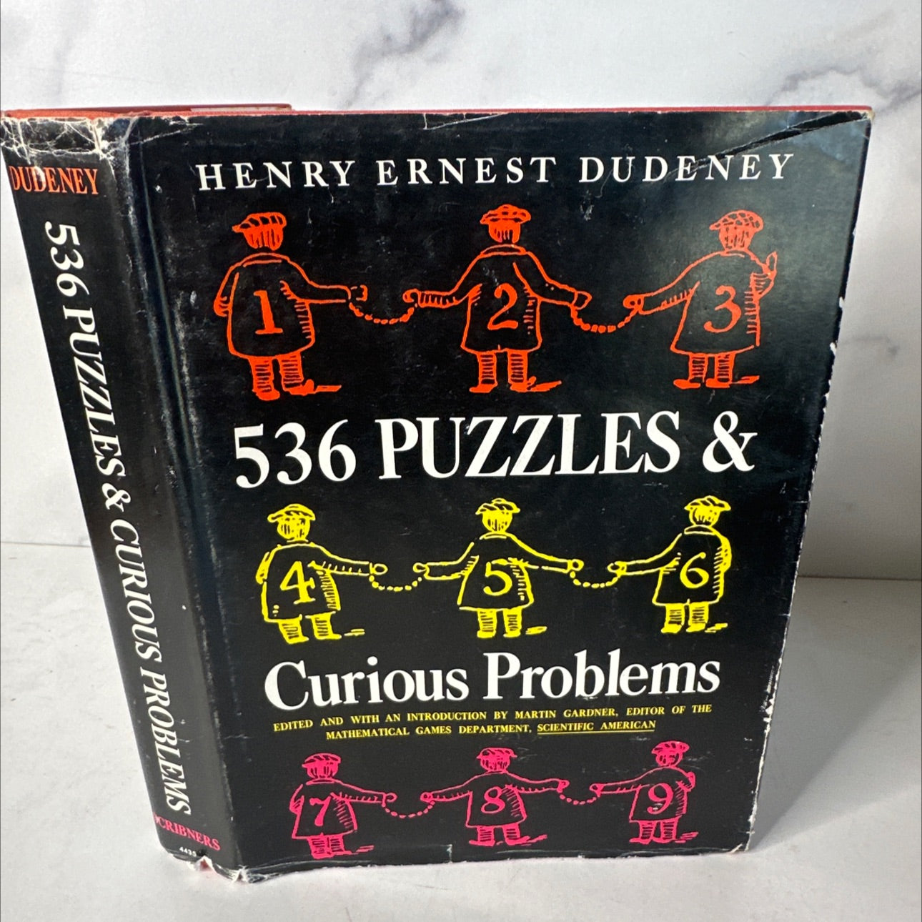 536 puzzles & curious problems book, by Henry Ernest Dudeney, 1970 Hardcover image 1