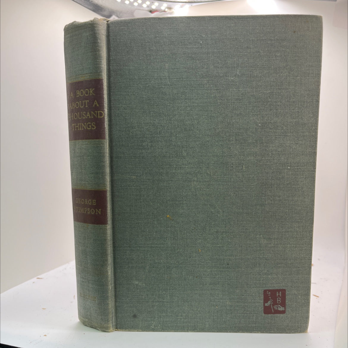 a book about a thousand things book, by george stimpson, 1946 Hardcover image 1