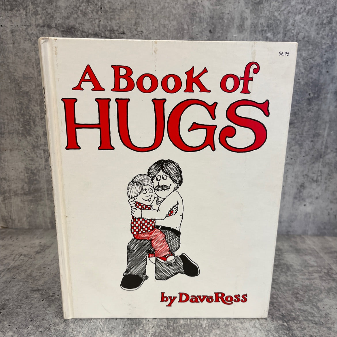 a book of hugs book, by dave ross, 1980 Hardcover image 1