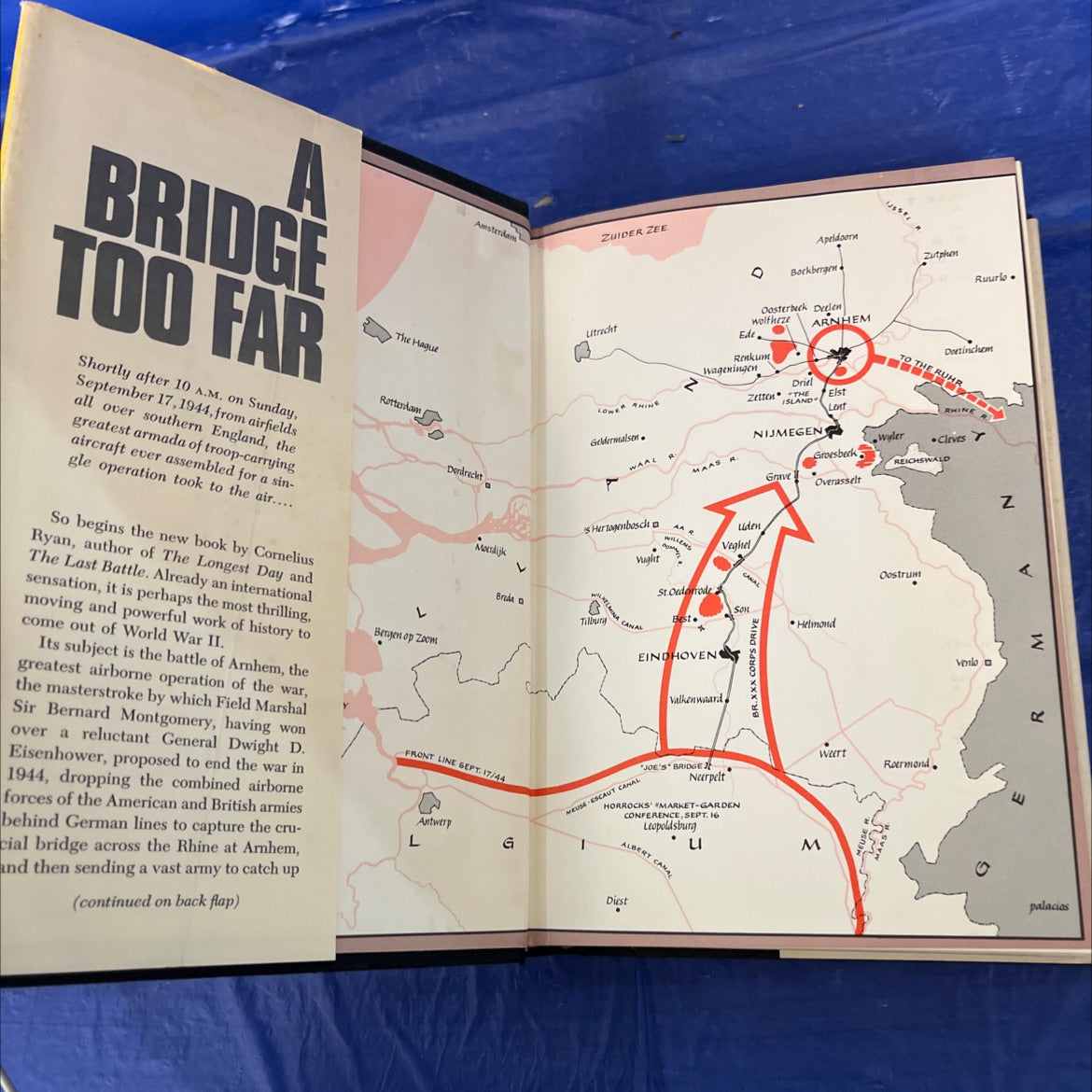 a bridge too far book, by cornelius ryan, 1974 Hardcover image 4