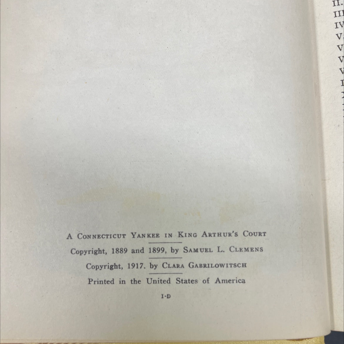 a connecticut yankee in king arthur's court book, by samuel l. clemens, 1917 Hardcover image 3