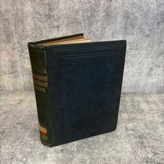 a lexicon abridged from liddell and scott's greek-english lexicon book, by unknown, 1899 Hardcover, Rare, Antique image 1