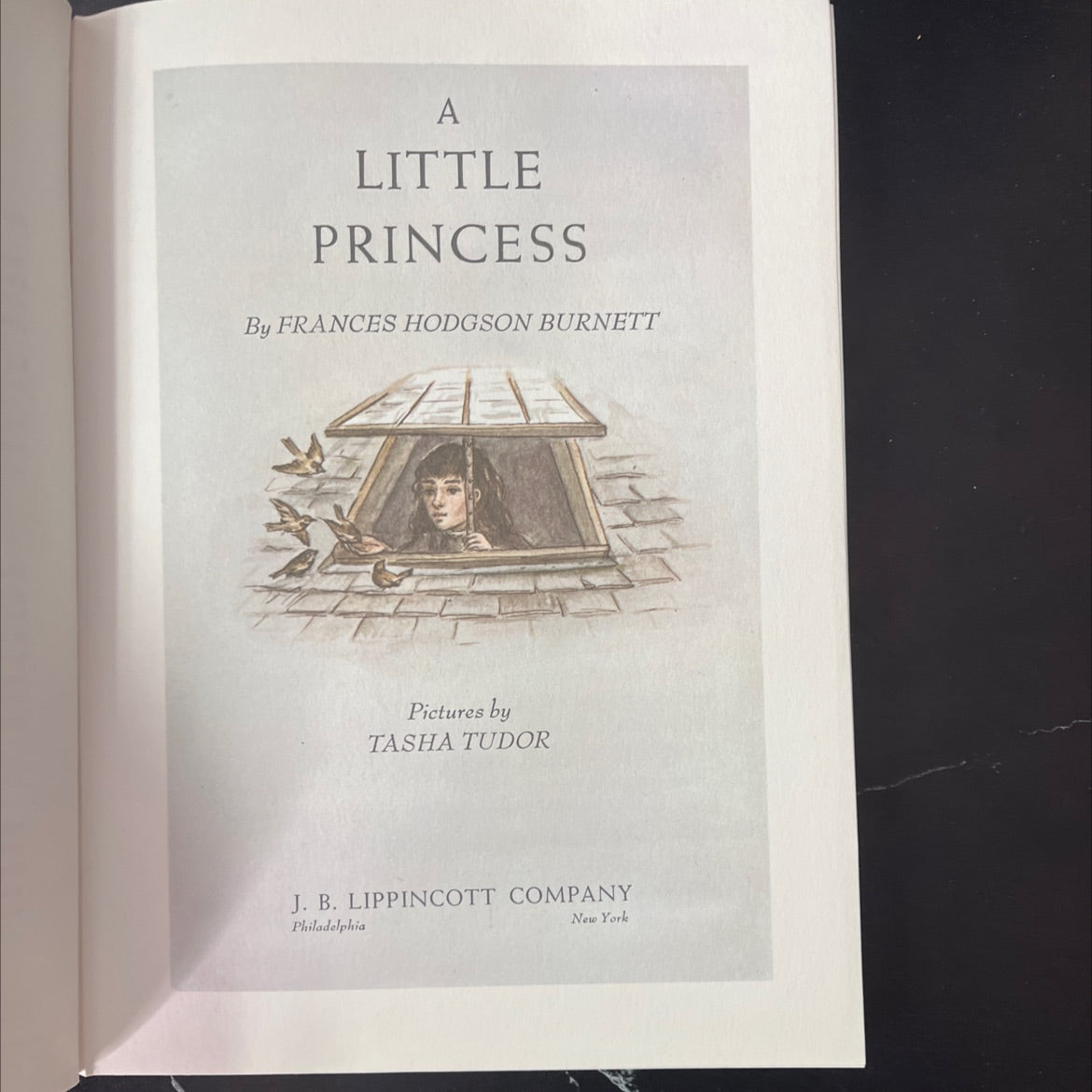 a little princess book, by frances hodgson burnett, 1963 Hardcover, Vintage image 2