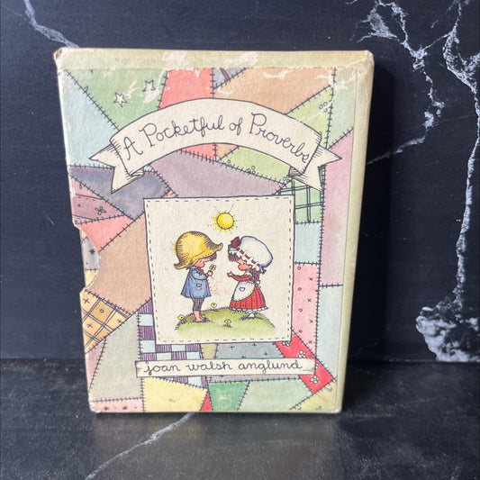 a pocketful of proverbs book, by joan walsh anglund, 1964 Hardcover, Vintage, Folio image 1