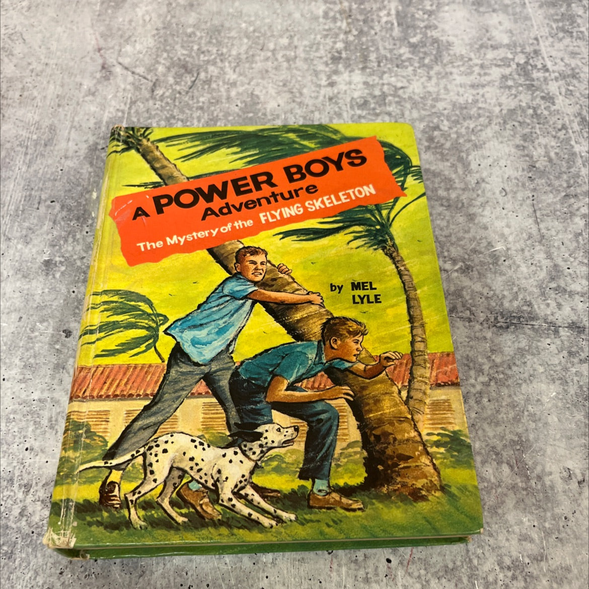 a power boys adventure the mystery of the flying skeleton book, by mel lyle, 1964 Hardcover image 1