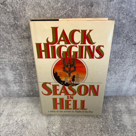 a season in hell book, by Jack Higgins, 1989 Hardcover image 1