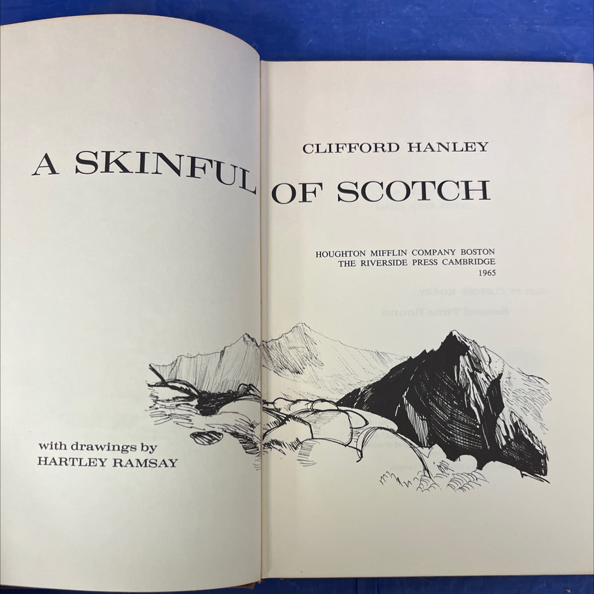 a skinful book, by clifford hanley, 1965 Hardcover image 2