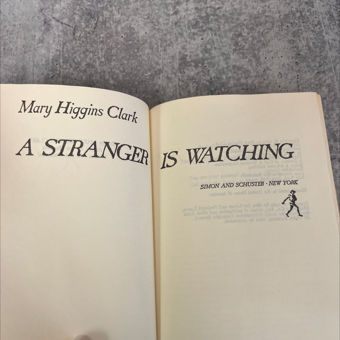 a stranger is watching book, by Mary Higgins Clark, 1977 Hardcover image 2