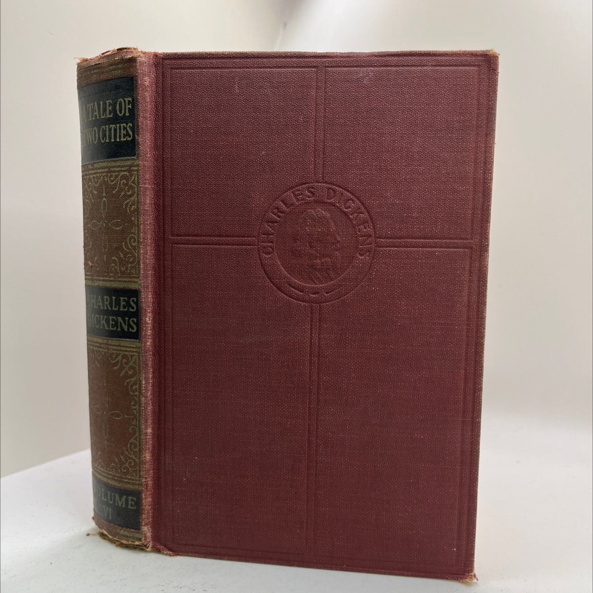 a tale of two cities book, by charles dickens, 1859 Hardcover image 1