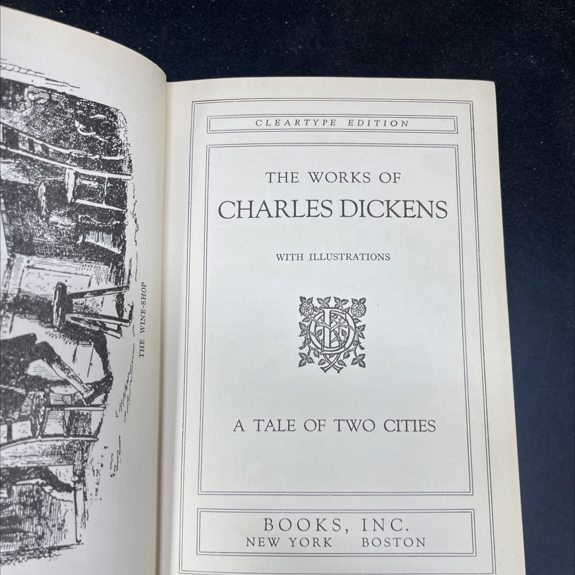 a tale of two cities book, by charles dickens, 1859 Hardcover image 2