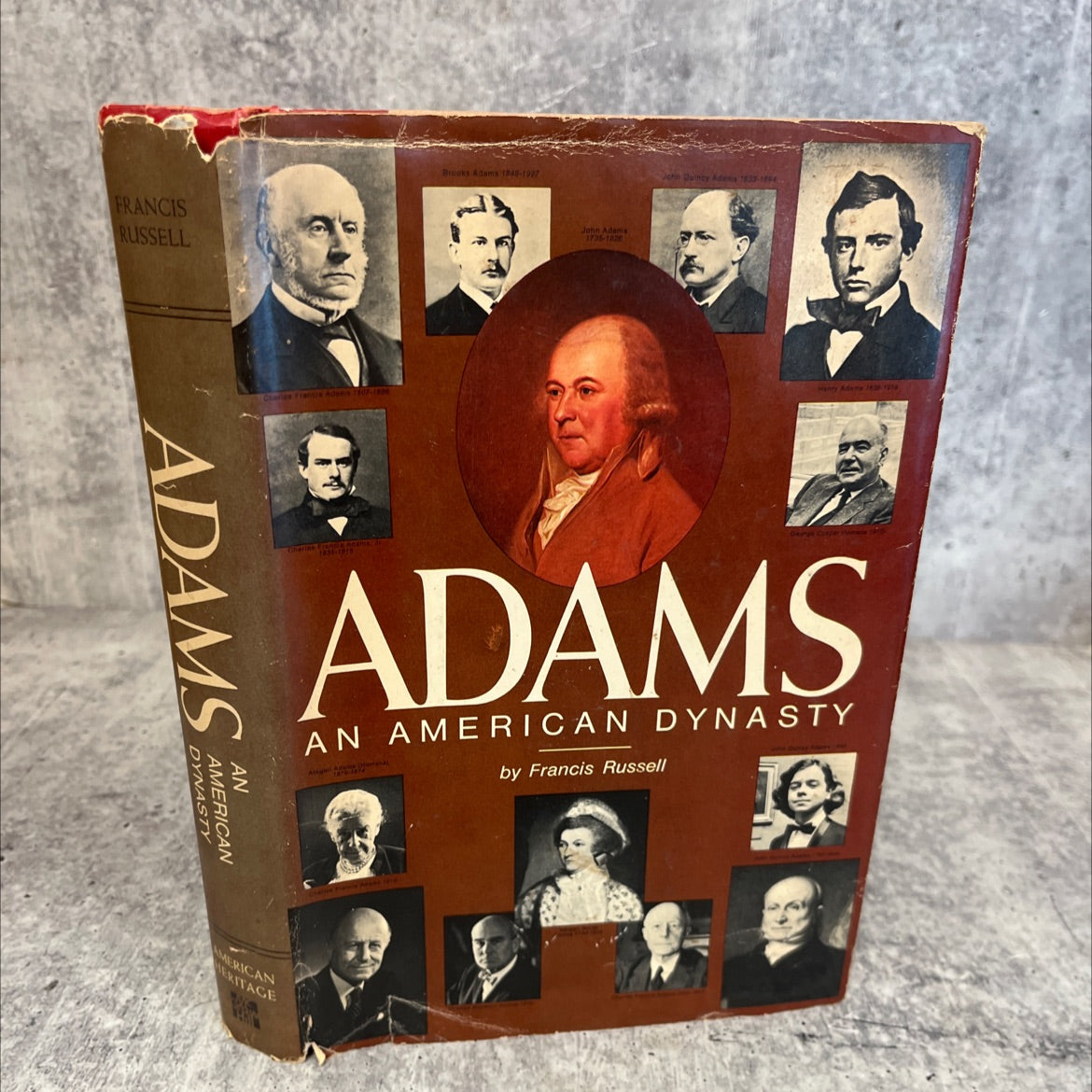 adams an american dynasty book, by francis russell, 1976 Hardcover image 1