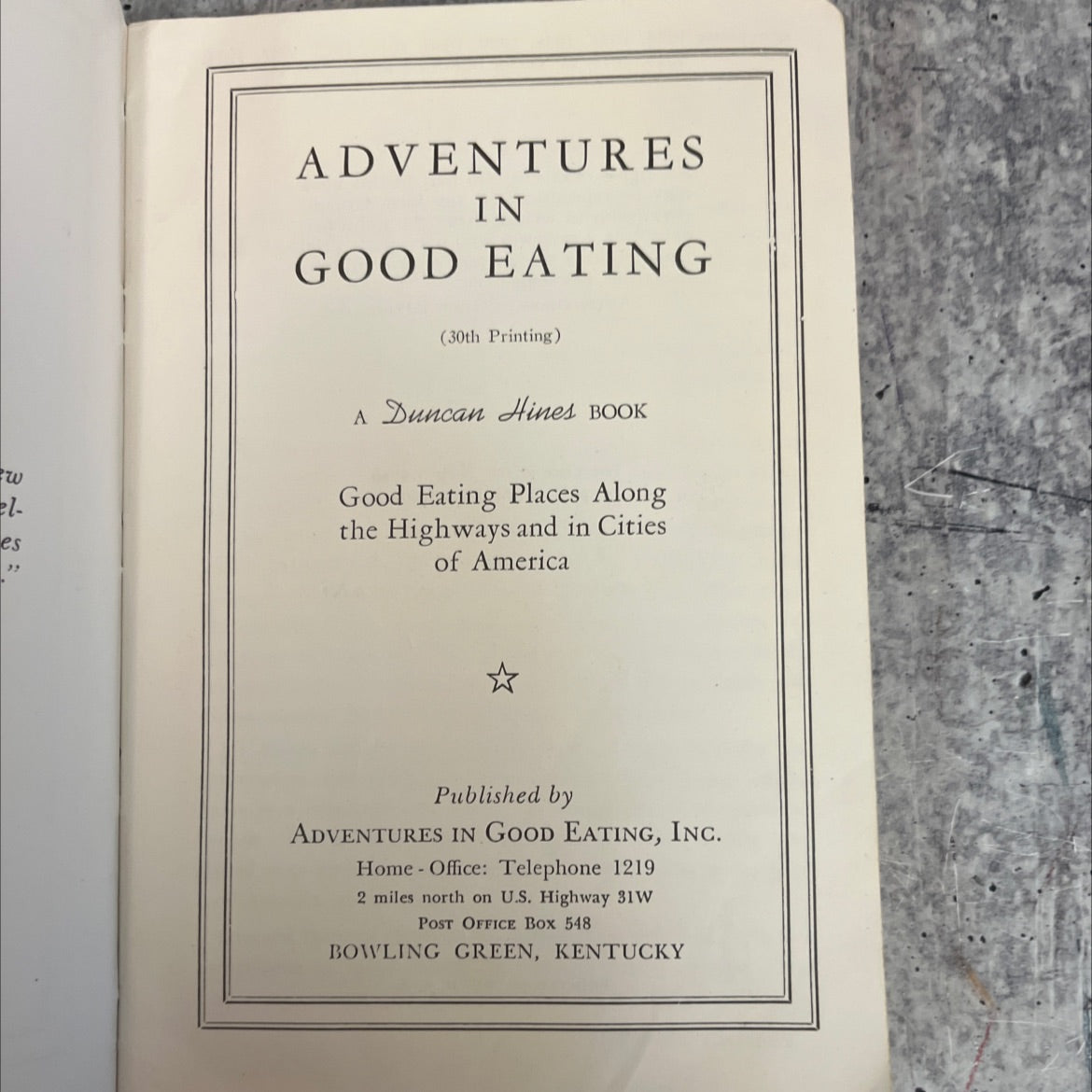 adventures in good eating book, by duncan hines, 1946 Paperback image 2