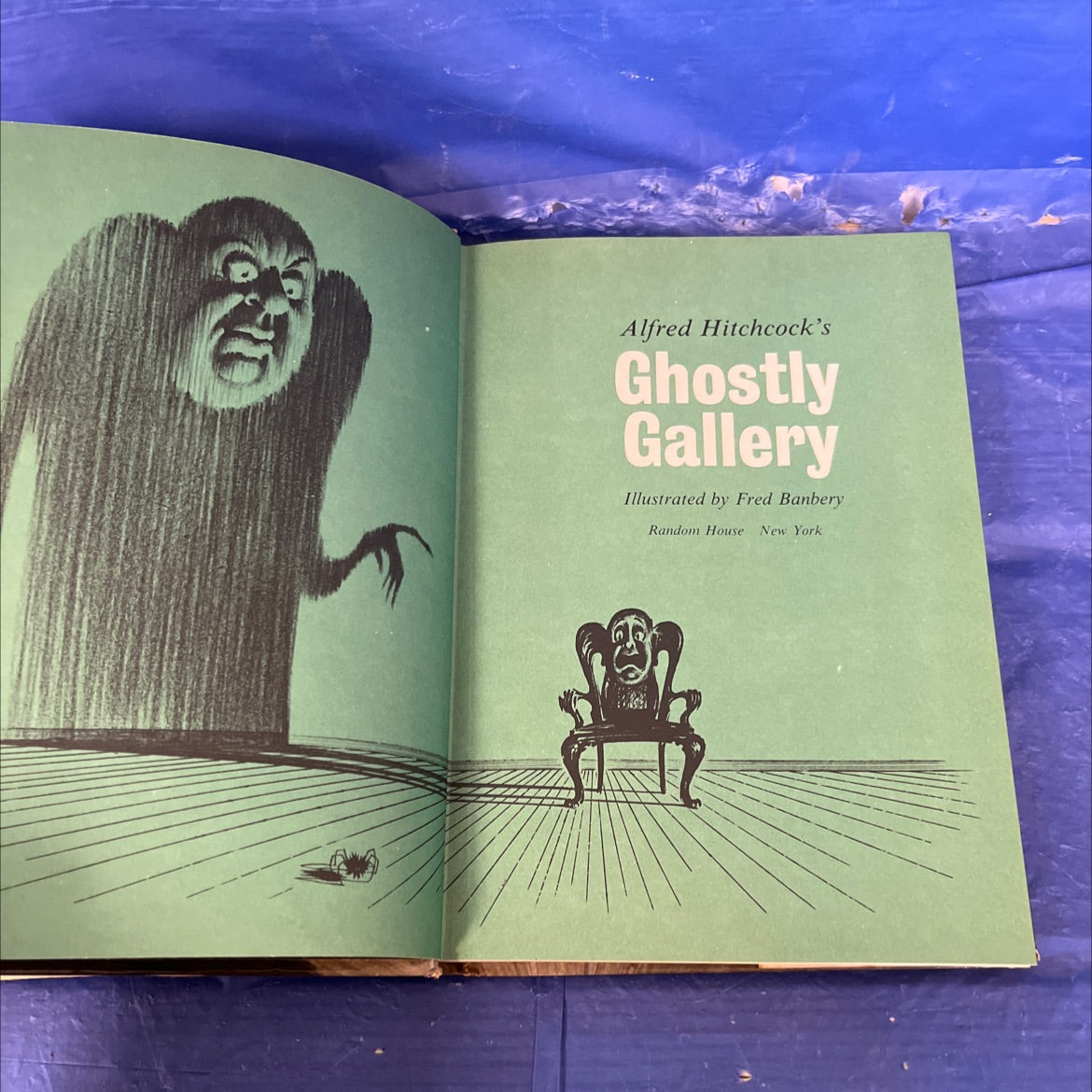 alfred hitchcock's ghostly gallery book, by Alfred Hitchcock, 1962 Hardcover image 2