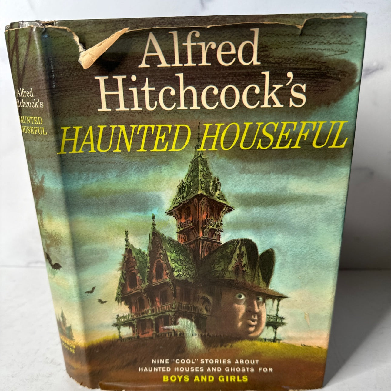 alfred hitchcock's haunted houseful book, by Alfred Hitchcock, 1961 Hardcover, Rare, Vintage image 1