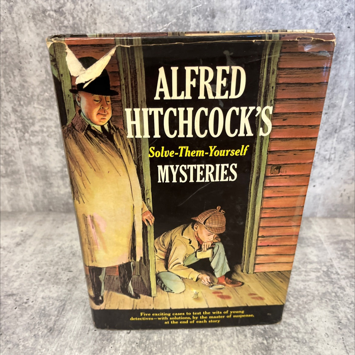 alfred hitchcock's solve-them-yourself mysteries book, by alfred hitchcock, 1963 Hardcover image 1