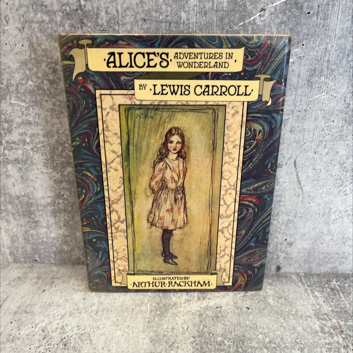 alice's adventures in wonderland book, by lewis carroll, 1974 Hardcover, Vintage image 1