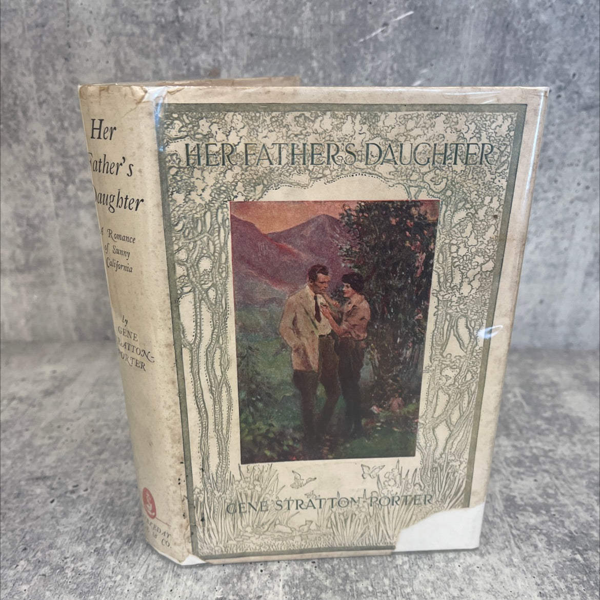 all set my father's daughter book, by gene stratton-porter, 1922 Hardcover, Rare, Antique image 1