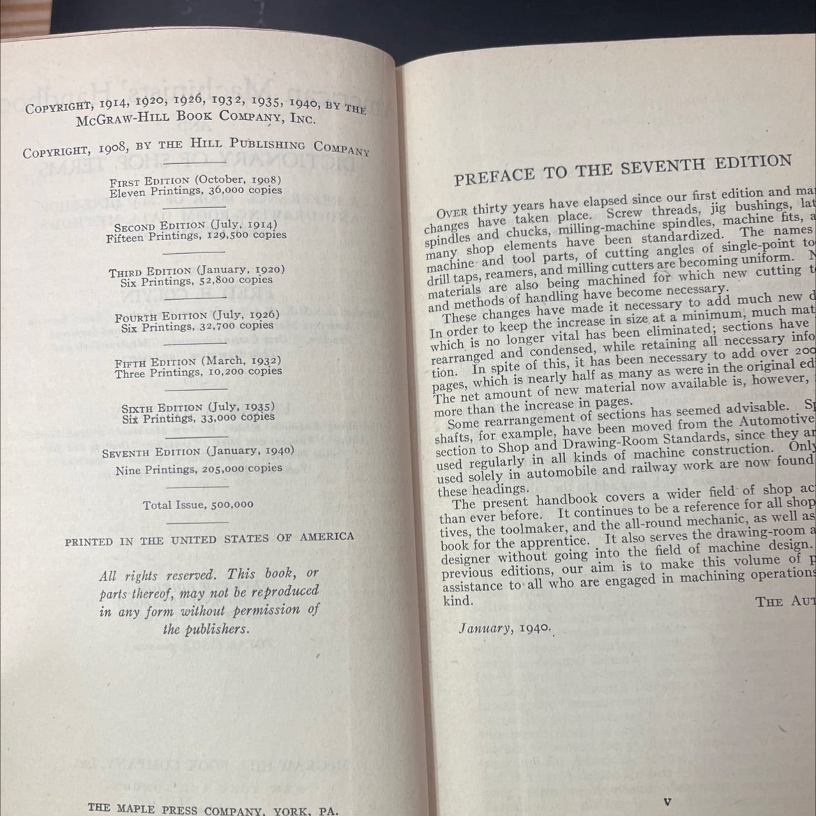 american machinists' handbook and dictionary of shop terms a reference book of machine-shop and drawing-room data, image 3