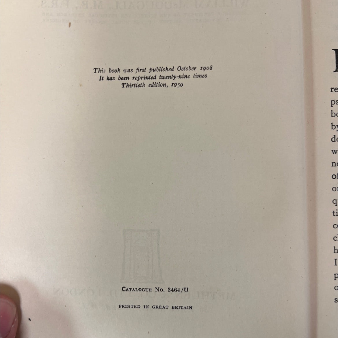 an introduction to social psychology book, by william mcdougall, 1950 Hardcover image 3