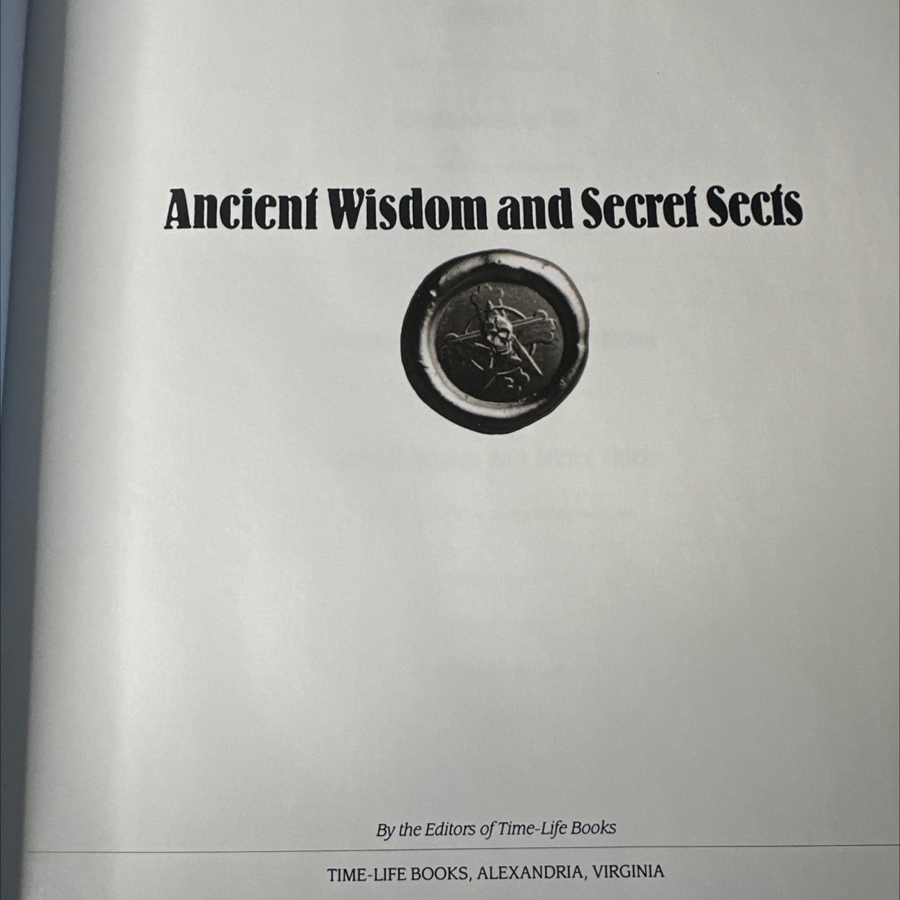 ancient wisdom and secret sects book, by the editors of time-life books, 1989 Hardcover, Vintage image 2