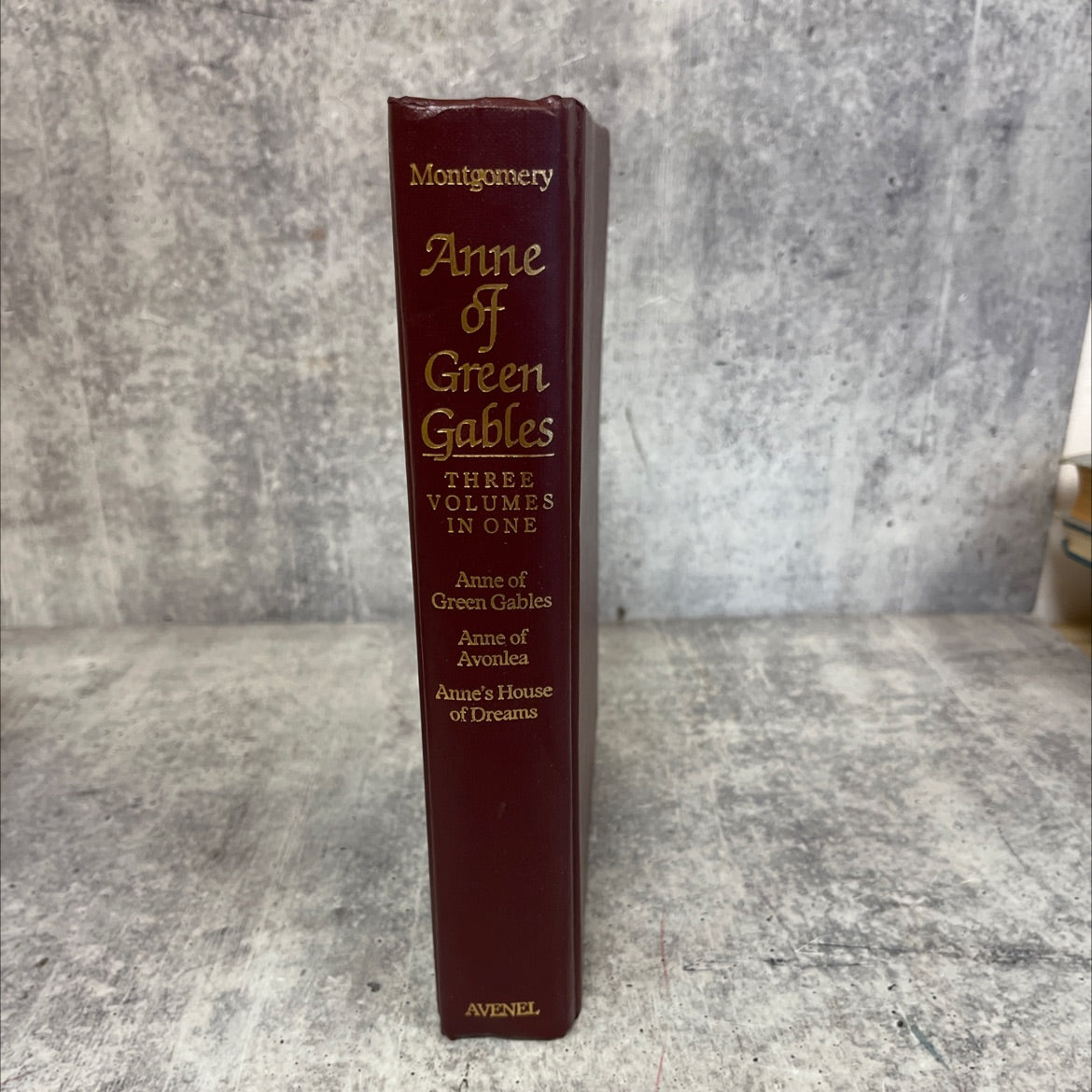 anne of green gables three volumes in one book, by lucy maud montgomery, 1986 Hardcover image 1