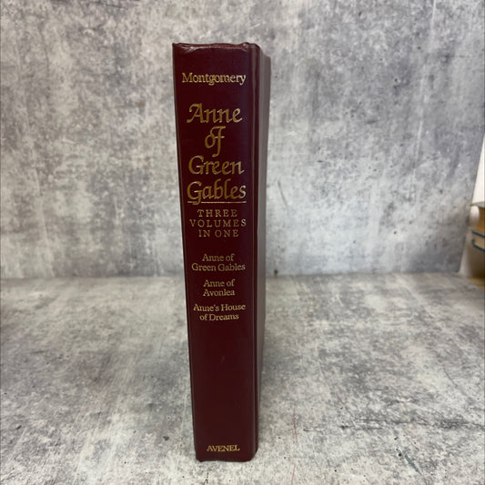 anne of green gables three volumes in one book, by lucy maud montgomery, 1986 Hardcover image 1