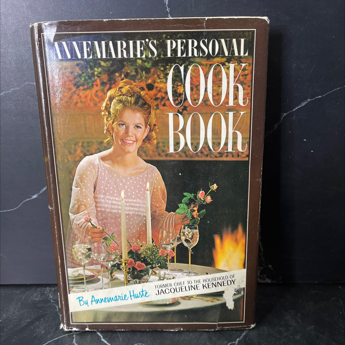 annemarie's personal cook book book, by annemarie huste, 1968 Hardcover, First Edition, Vintage image 1