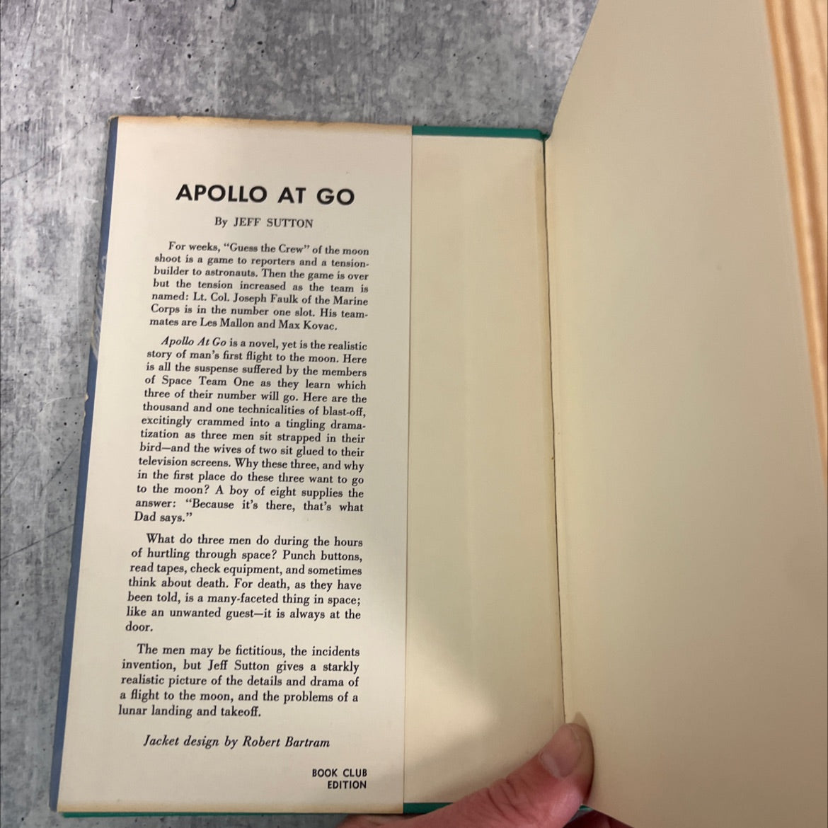 apollo at go book, by jeff sutton, 1963 Hardcover image 4