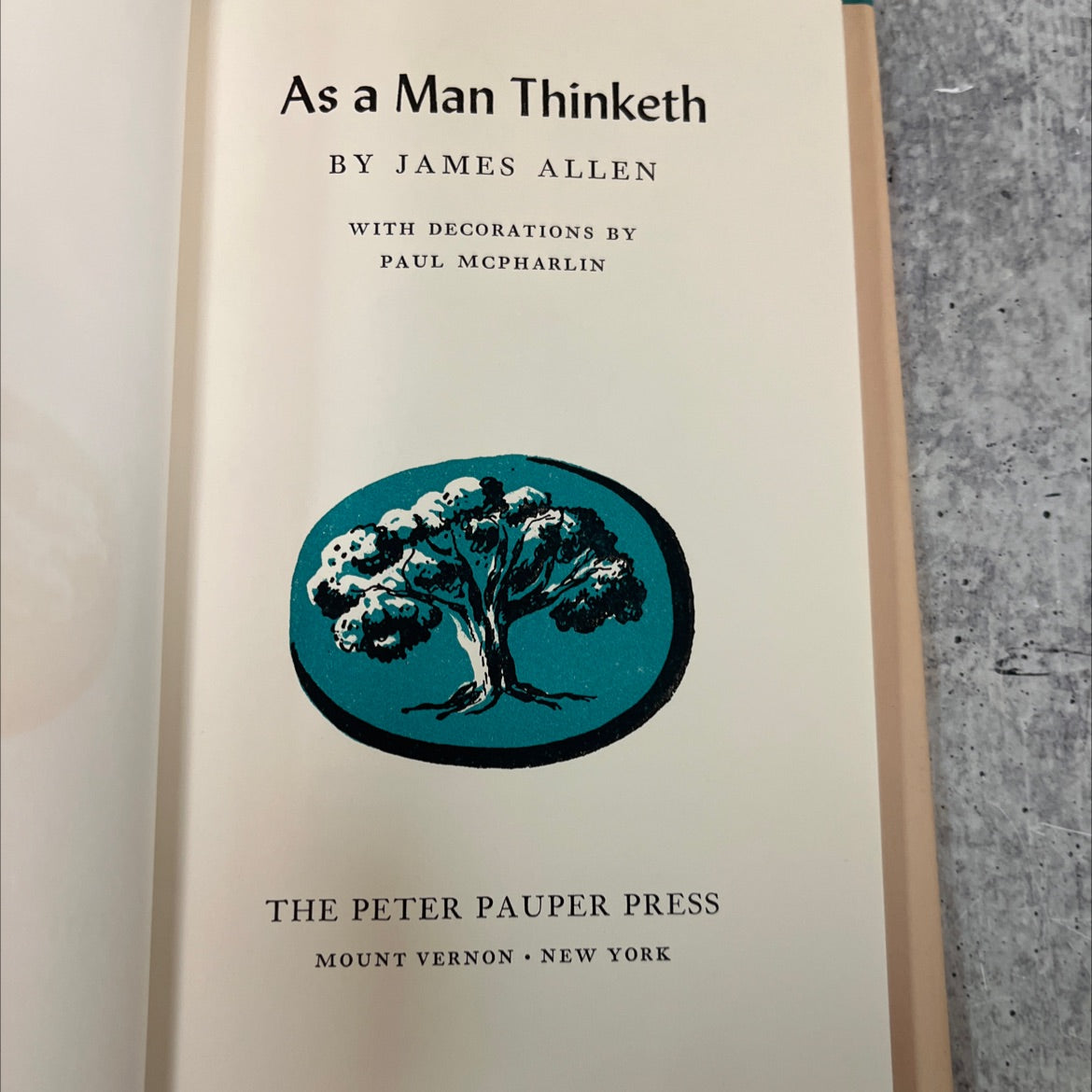 as a man thinketh book, by james allen, not stated Hardcover image 3