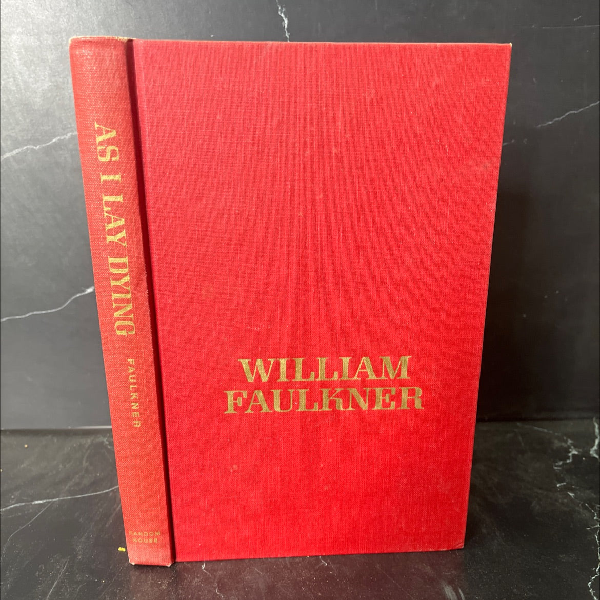 as i lay dying book, by William Faulkner, 1957 Hardcover, Vintage image 1