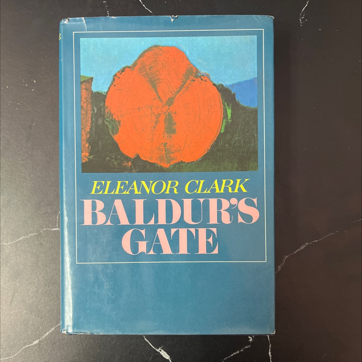 baldur's gate book, by eleanor clark, 1970 Hardcover, Vintage image 1