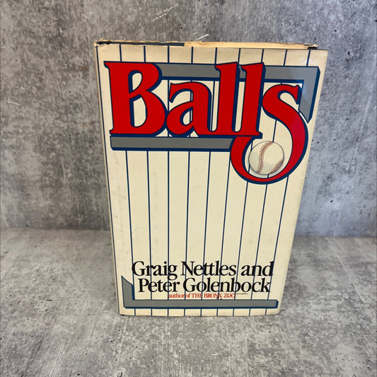 balls book, by graig nettles, 1984 Hardcover image 1