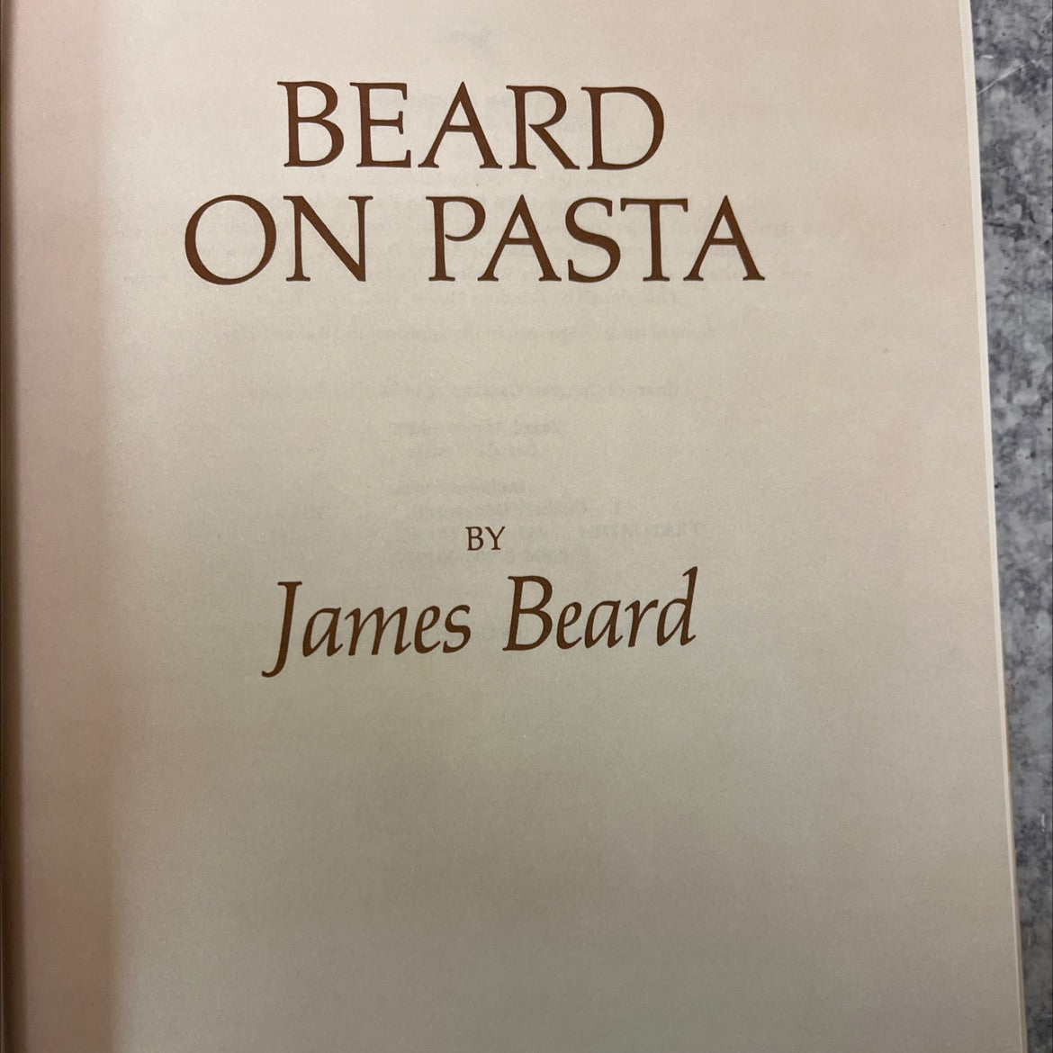 beard on pasta book, by James Beard, 1983 Hardcover image 2