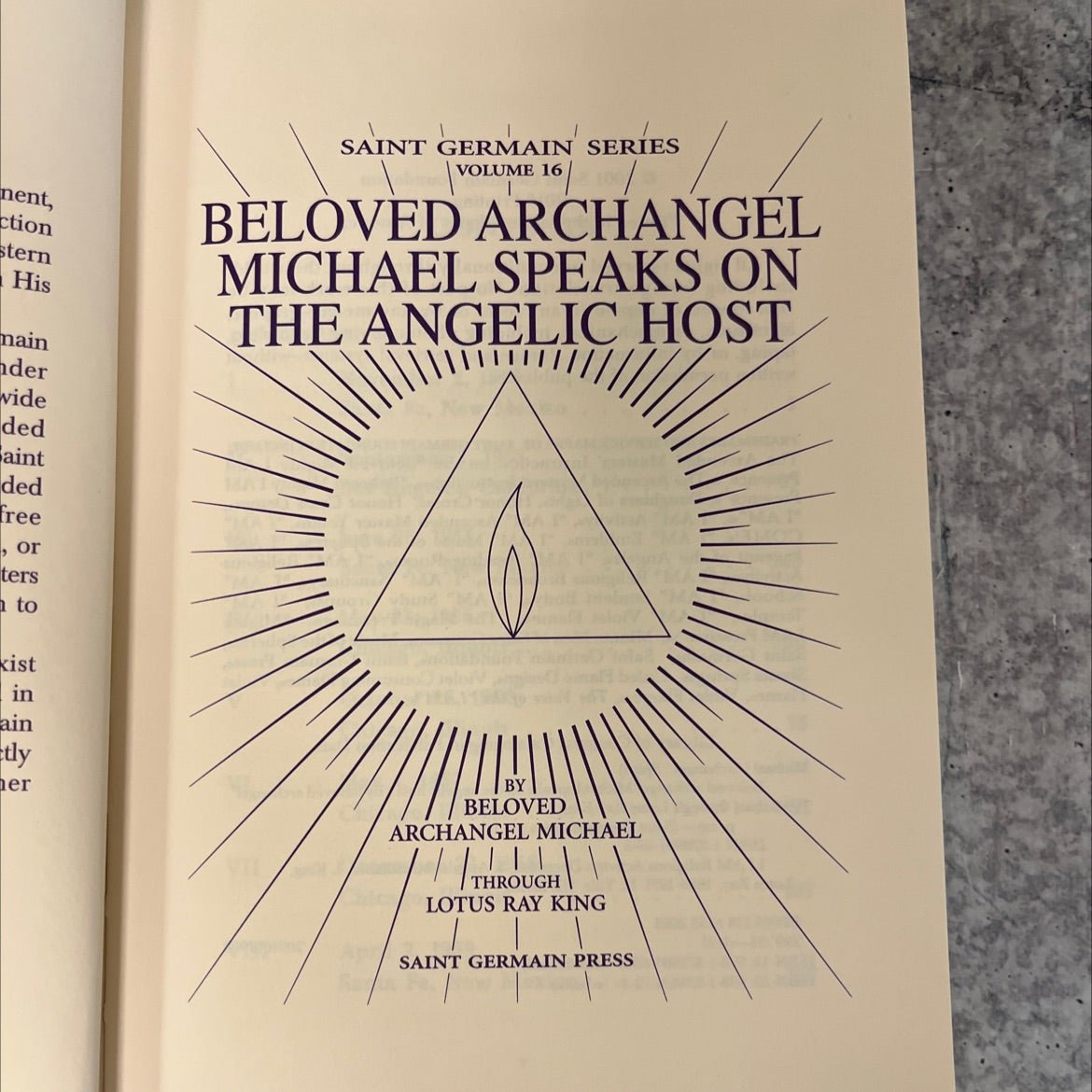 beloved archangel michael speaks on the angelic host book, by beloved archangel michael through lotus ray king, 2001 image 2