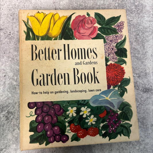 better homes and gardens garden book book, by unknown, 1954 Hardcover, Vintage image 1