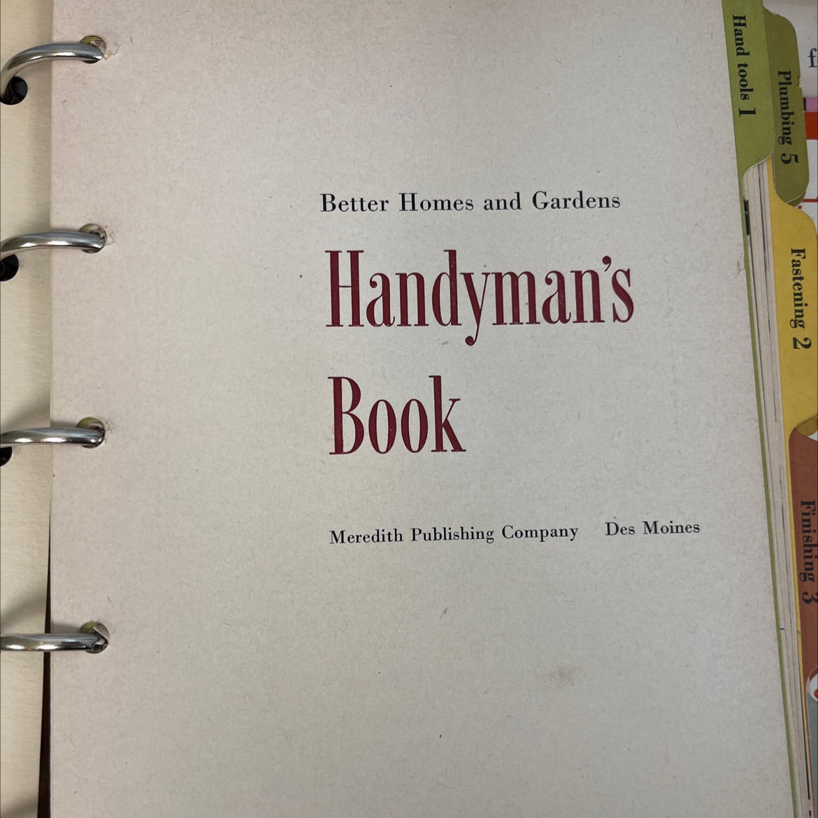 better homes and gardens handyman's book book, by unknown, 1951 Hardcover, Vintage image 2