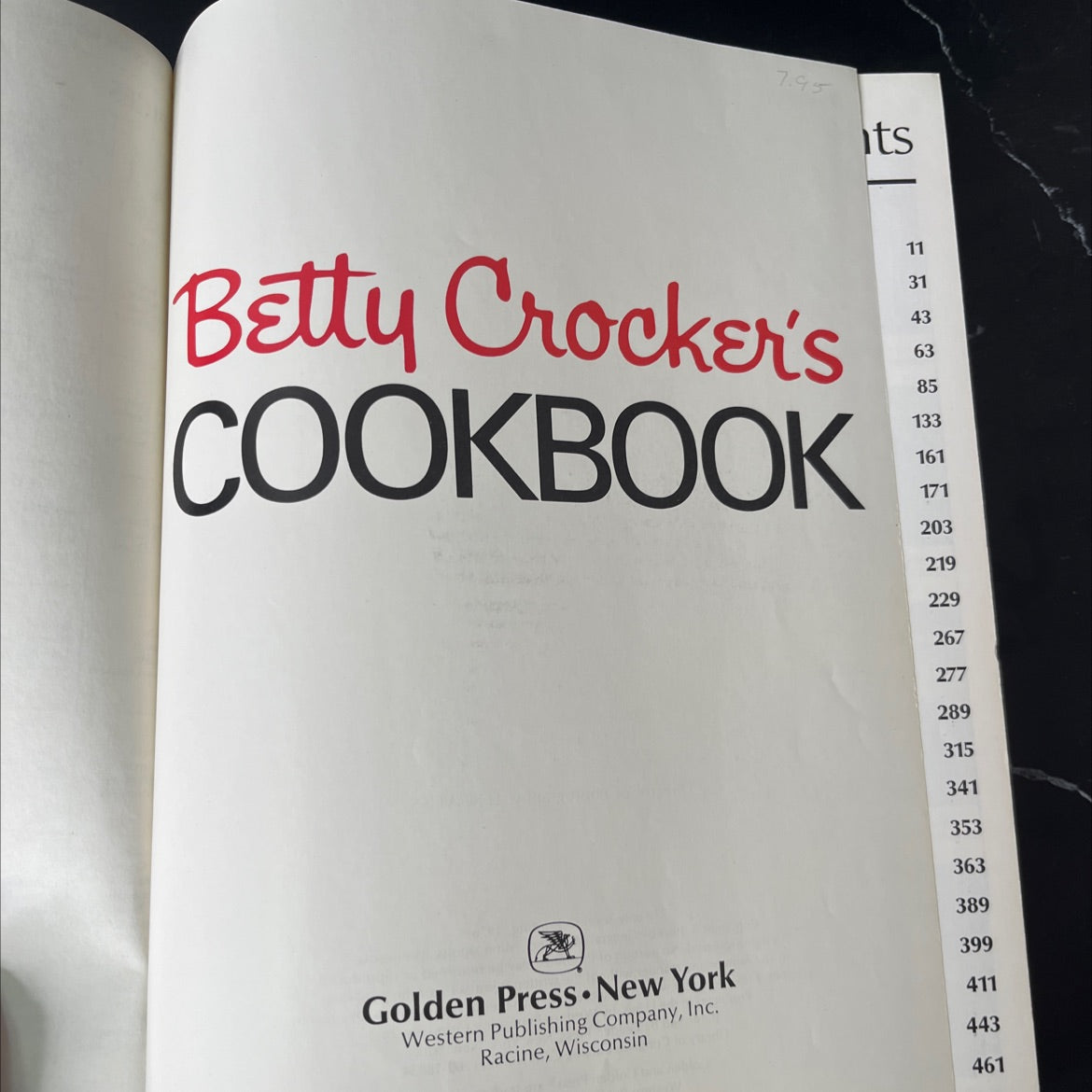 betty crocker's cookbook book, by unknown, 1976 Hardcover image 3