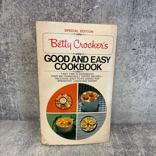 betty crocker's good and easy cookbook book, by unknown, 1975 Paperback, Vintage image 1