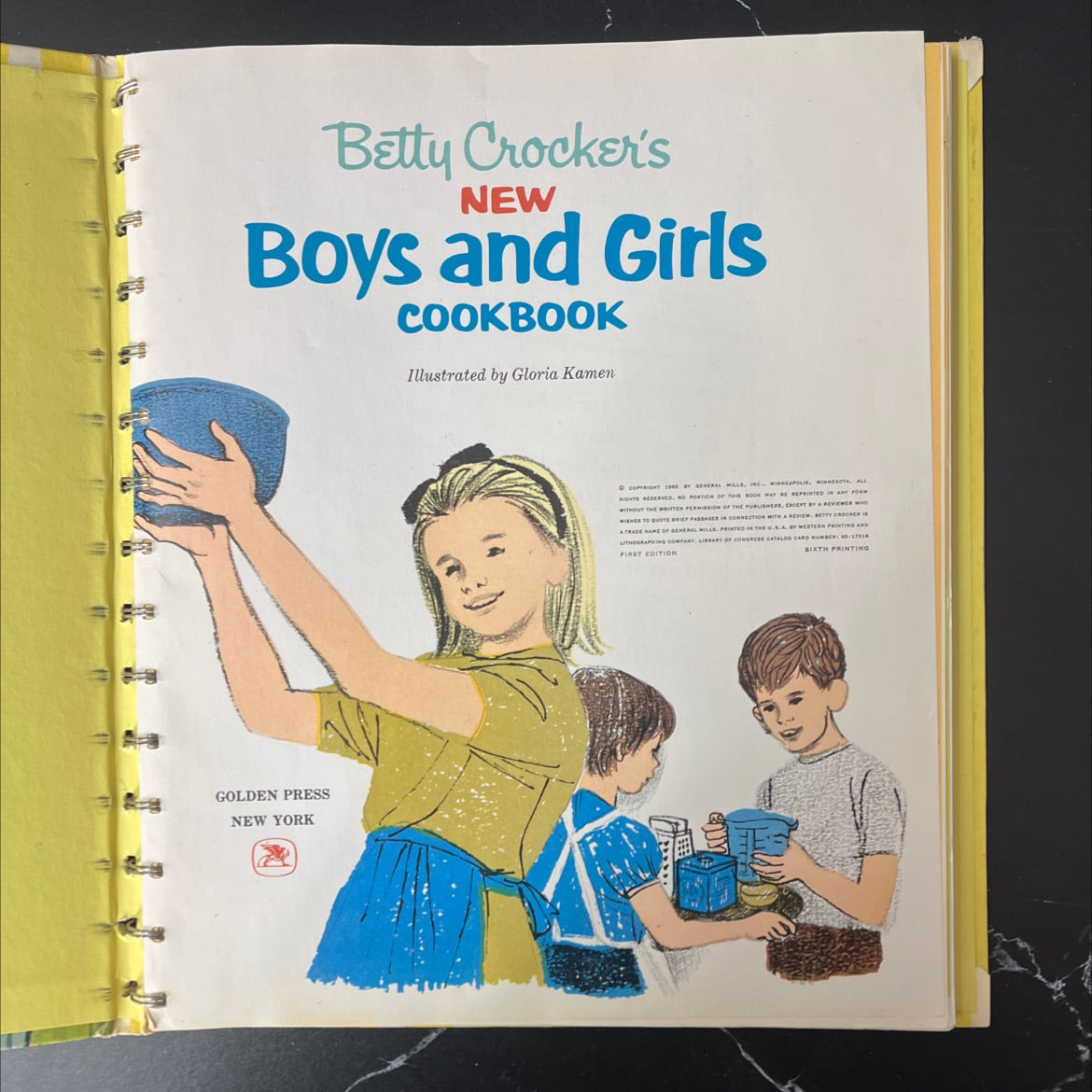 betty crocker's new boys and girls cookbook book, by betty crocker, 1965 Hardcover, Vintage image 2