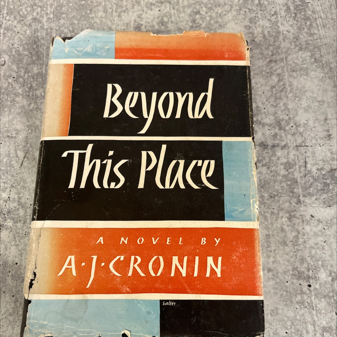 beyond this place book, by a. j. cronin, 1953 Hardcover image 1