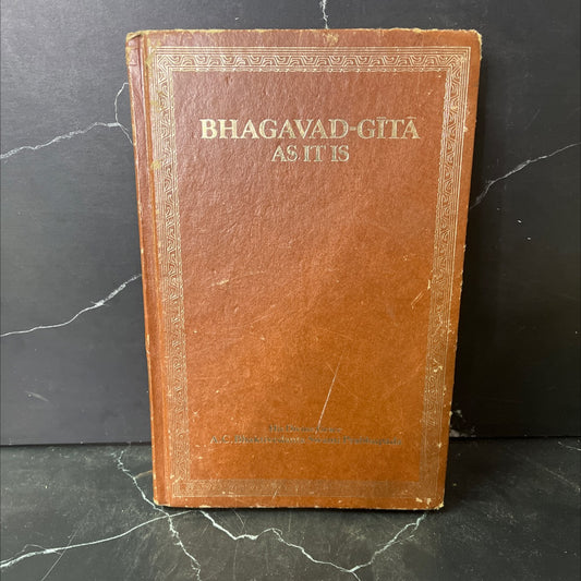 bhagavad-gītā as it is book, by A.C. Bhaktivedanta Swami Prabhupada, 1979 Hardcover, Vintage image 1