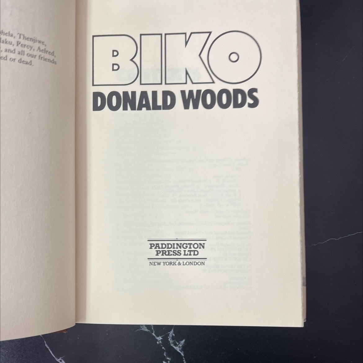 biko book, by Donald Woods, 1978 Hardcover, Vintage image 2