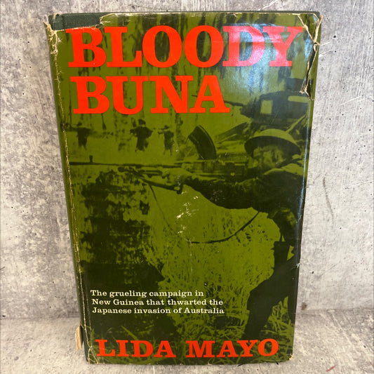 bloody buna book, by lida mayo, 1974 Hardcover, Vintage image 1