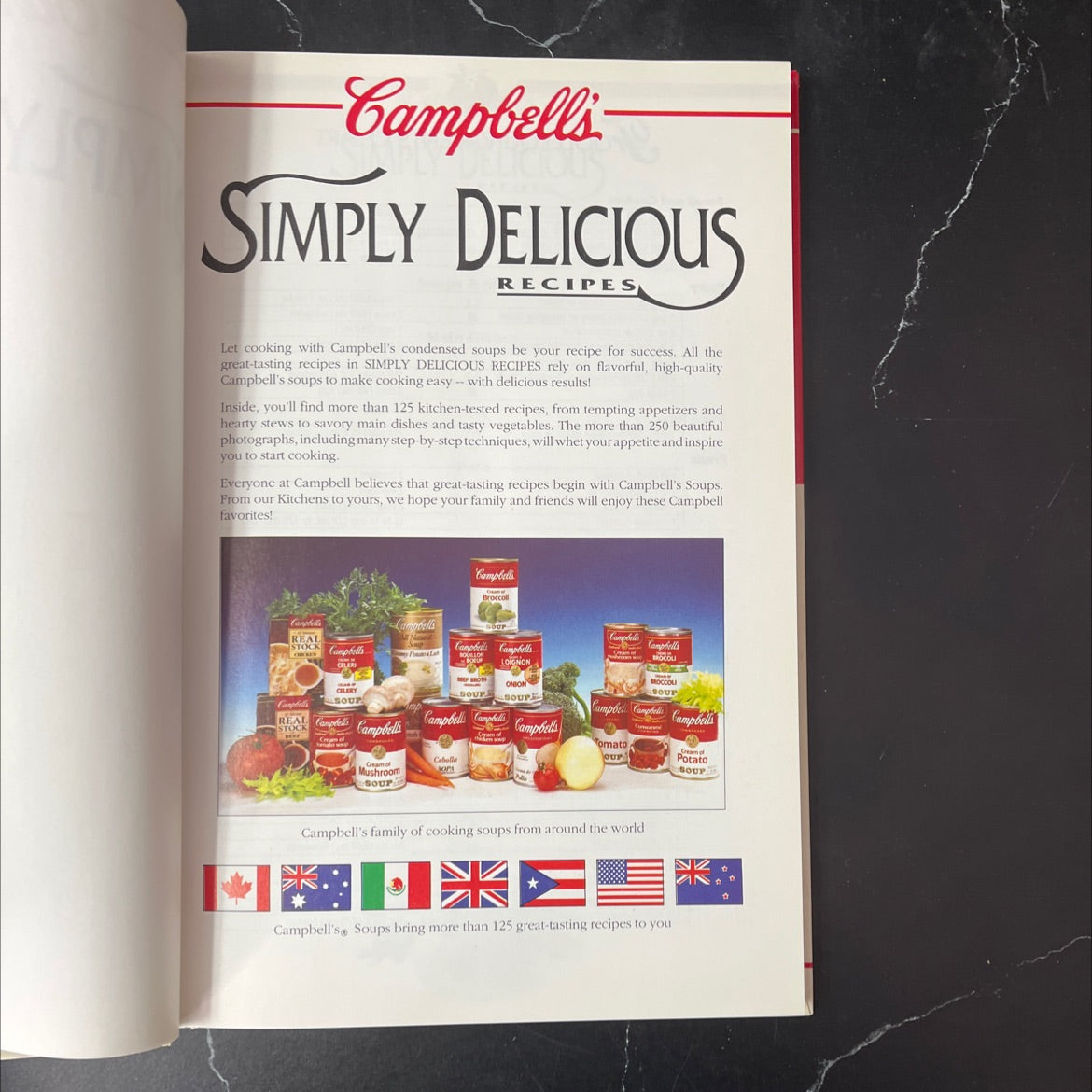 campbells simply delicious recipes book, by unknown, 1992 Hardcover image 2