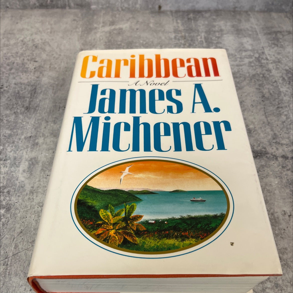 caribbean book, by james a. michener, 1989 Hardcover image 1