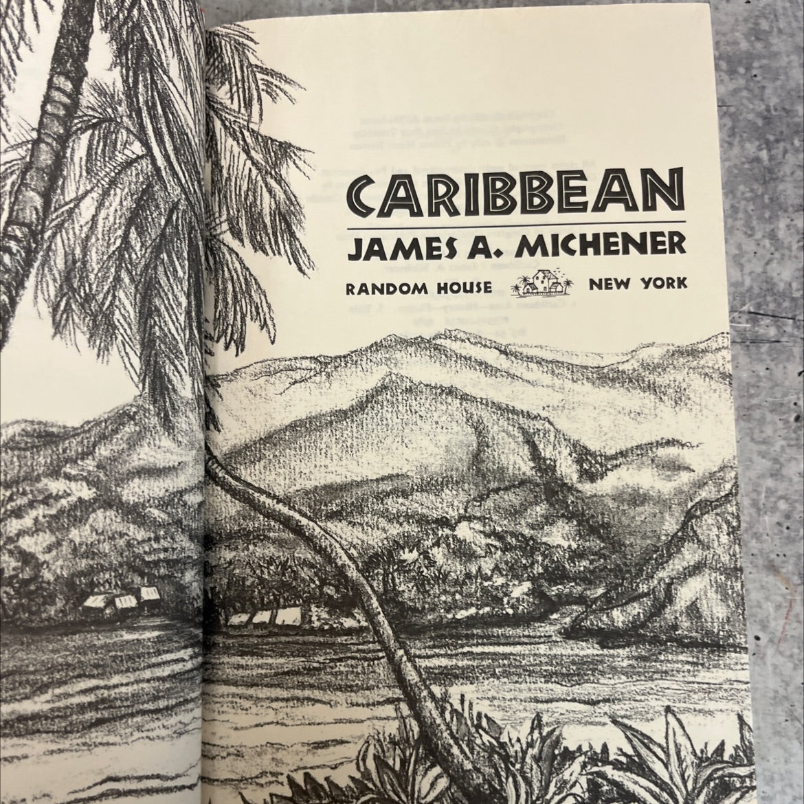 caribbean book, by james a. michener, 1989 Hardcover image 2