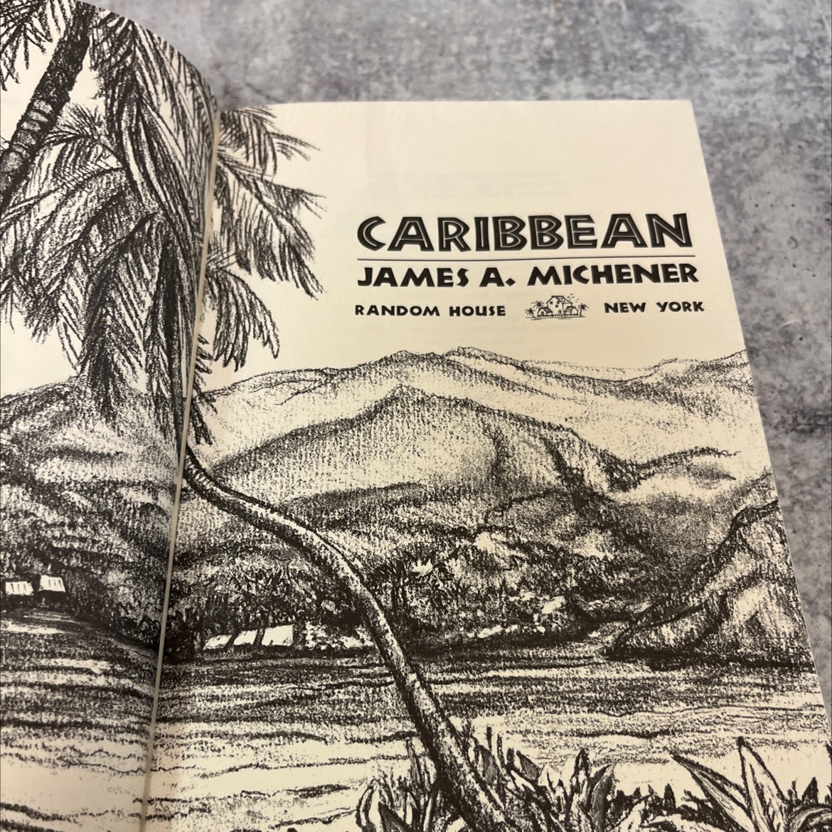 caribbean book, by james a. michener, 1989 Hardcover image 2