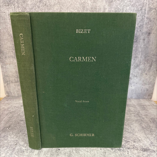 carmen book, by georges bizet, 1958 Hardcover, Vintage image 1